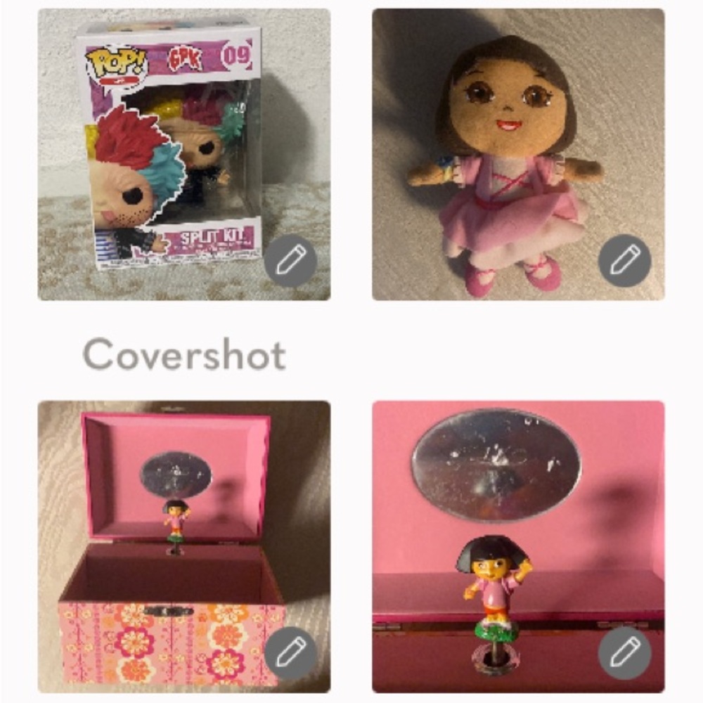 Funko GPK09 split kit+Rare NEW Dora box 4Hx6W+Doll 7”